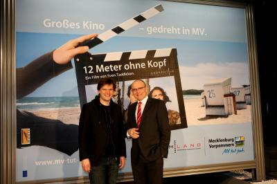 Professioneller und kreativer Service der FilmlocationMV – Ministerpräsident Erwin Sellering präsentiert Plakataktion anläßlich der Berlinale